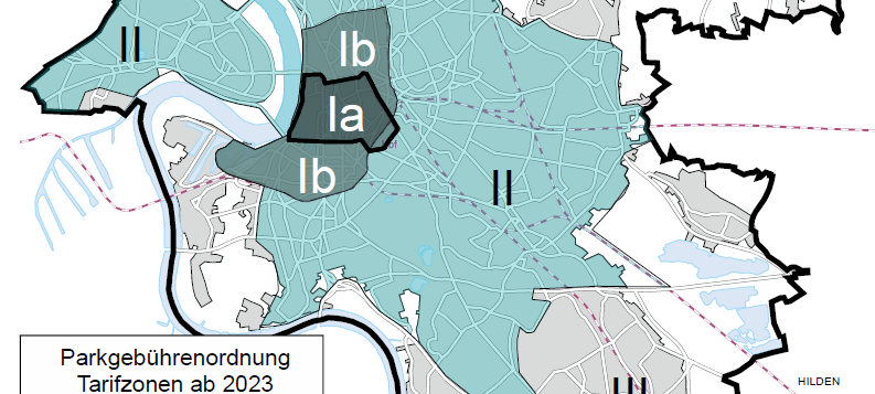 Parken wird in Düsseldorf deutlich teurer