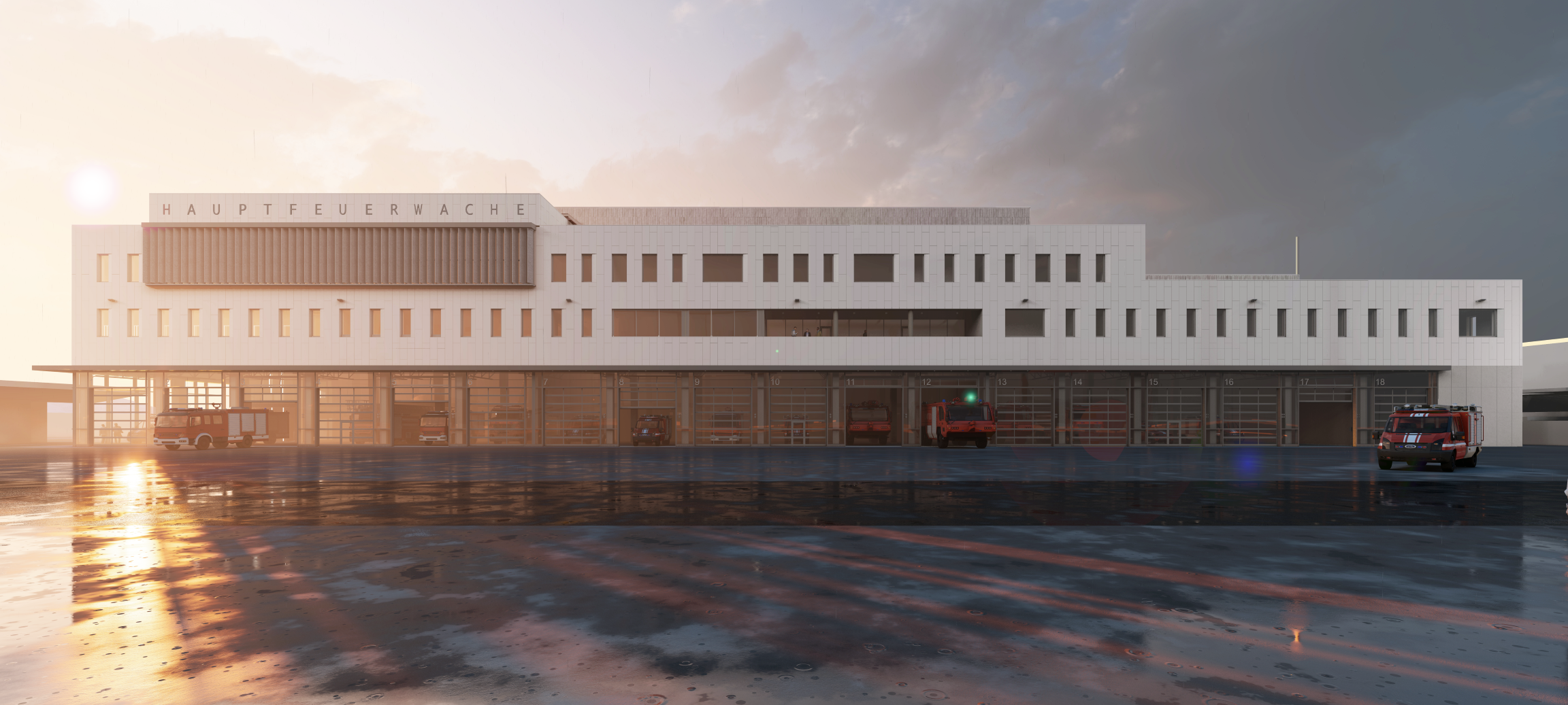 Neue Feuerwache für den Düsseldorfer Flughafen