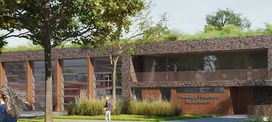 Düsseldorf: neue Feuerwache für Kaiserswerth