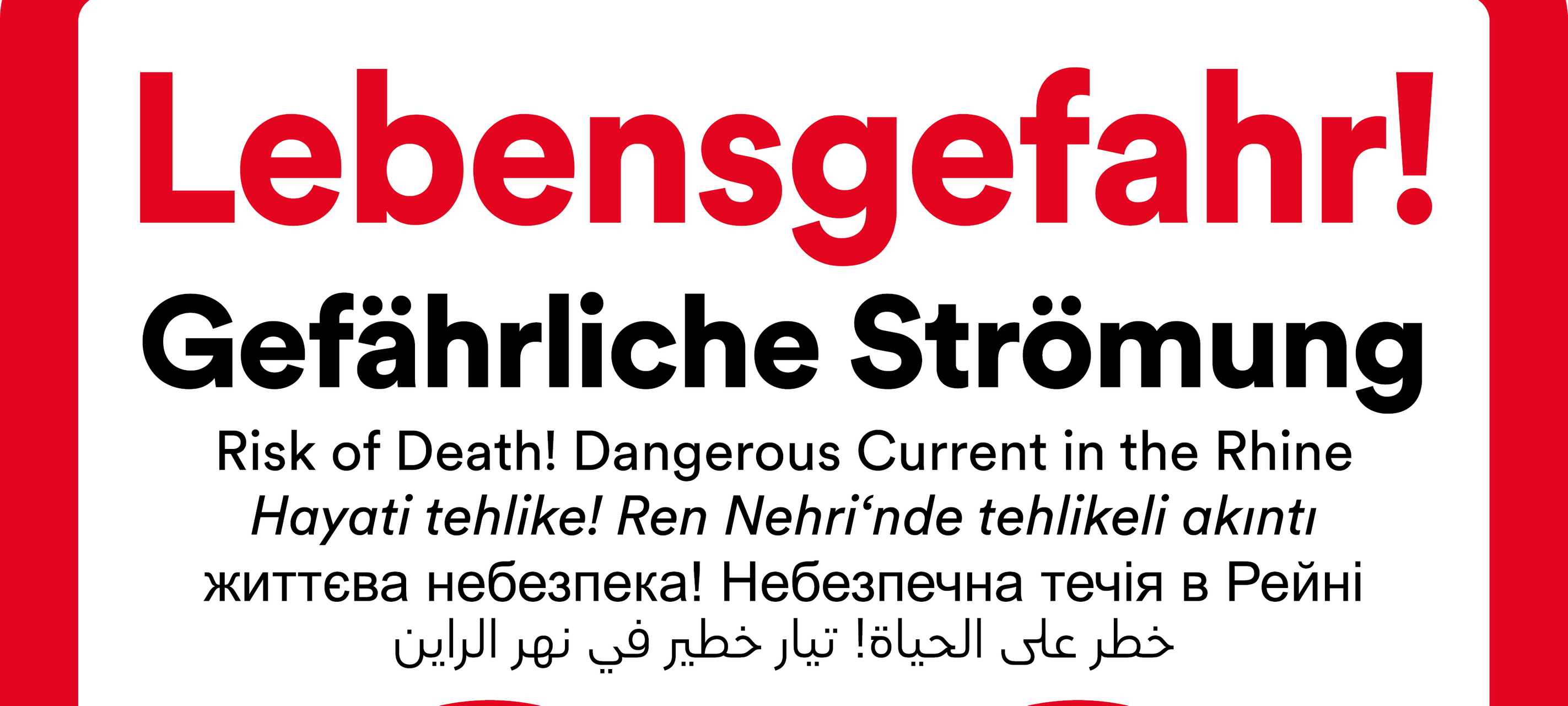 Am stark frequentierten Paradiesstrand werden Anfang der kommenden Woche zusätzlich zu den bereits bestehenden Warnhinweisen weitere fest installierte Metallschilder mit hoher Signalwirkung angebracht.