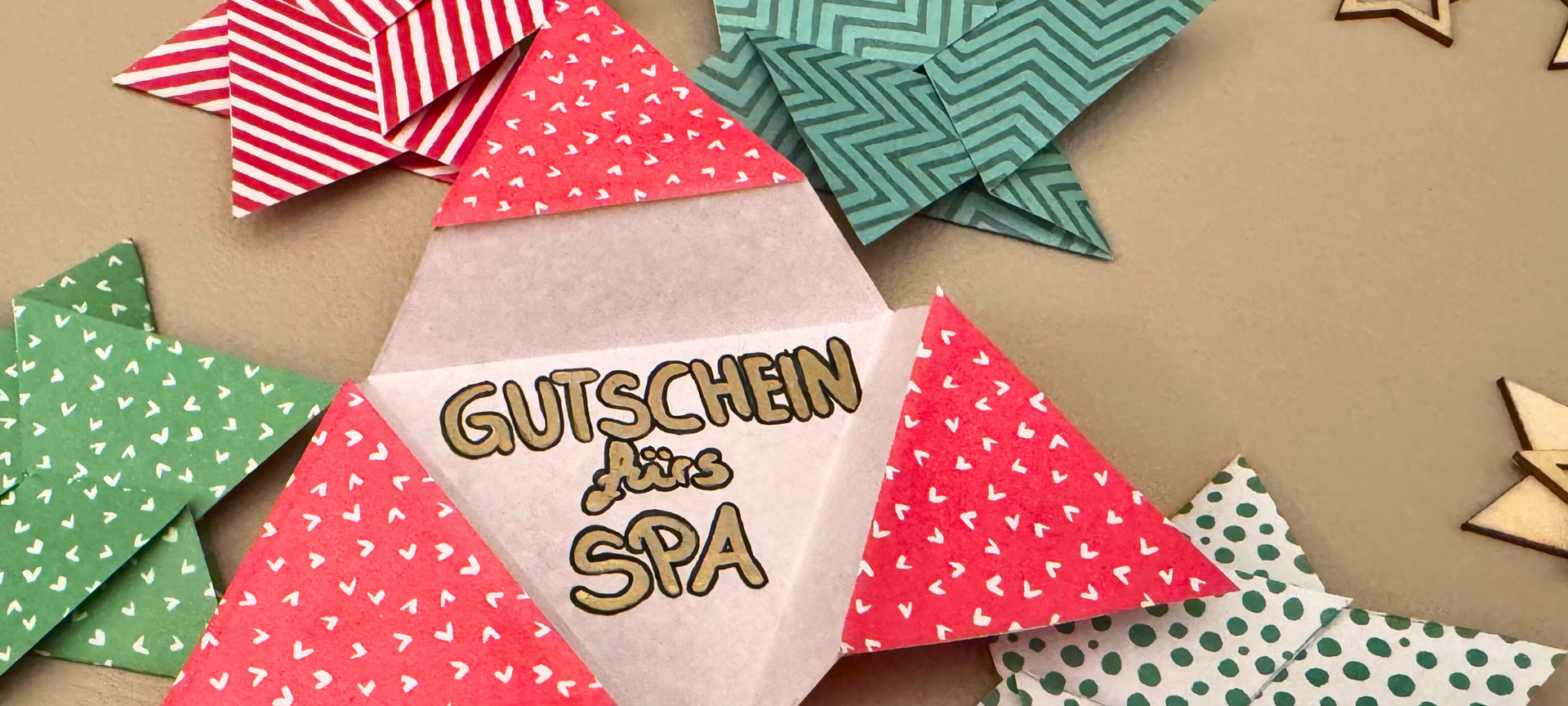 Und schon ist eure Stern-Karte bereit verschenkt zu werden.