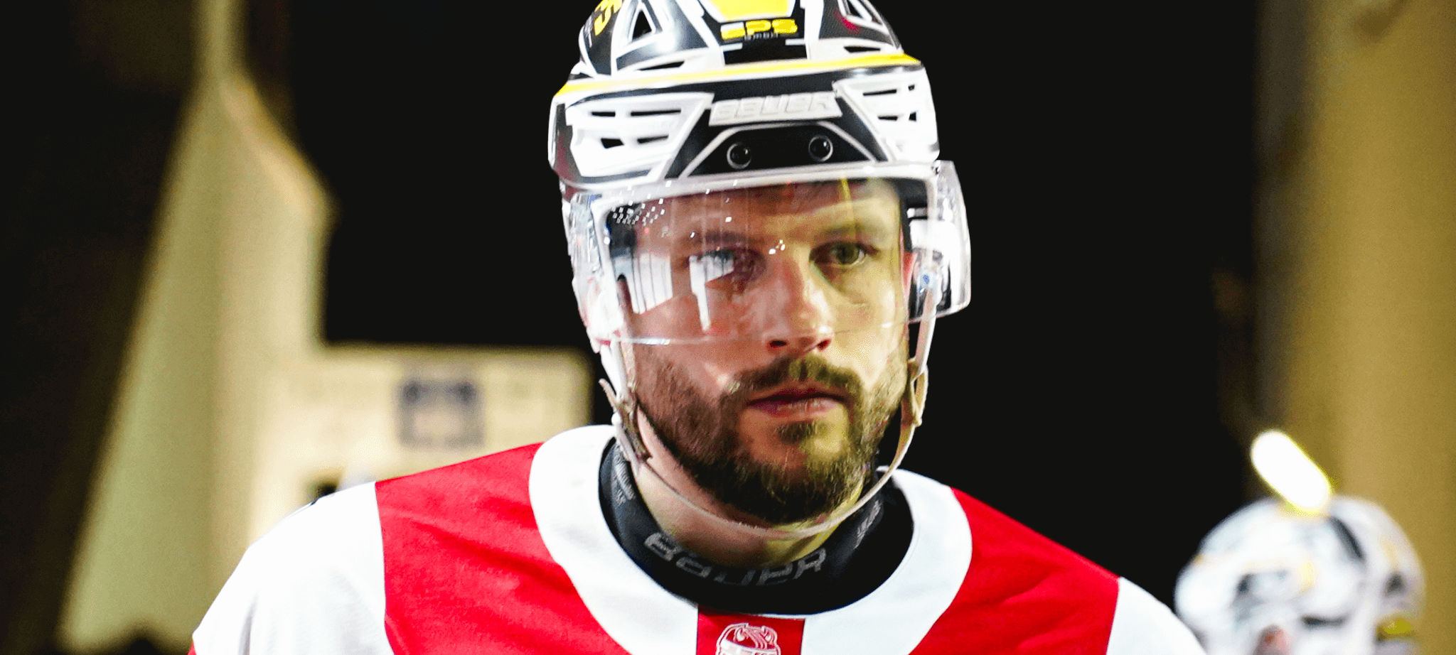 DEG-Neuzugang Kevin Orendorz im Trikot von Bad Nauheim