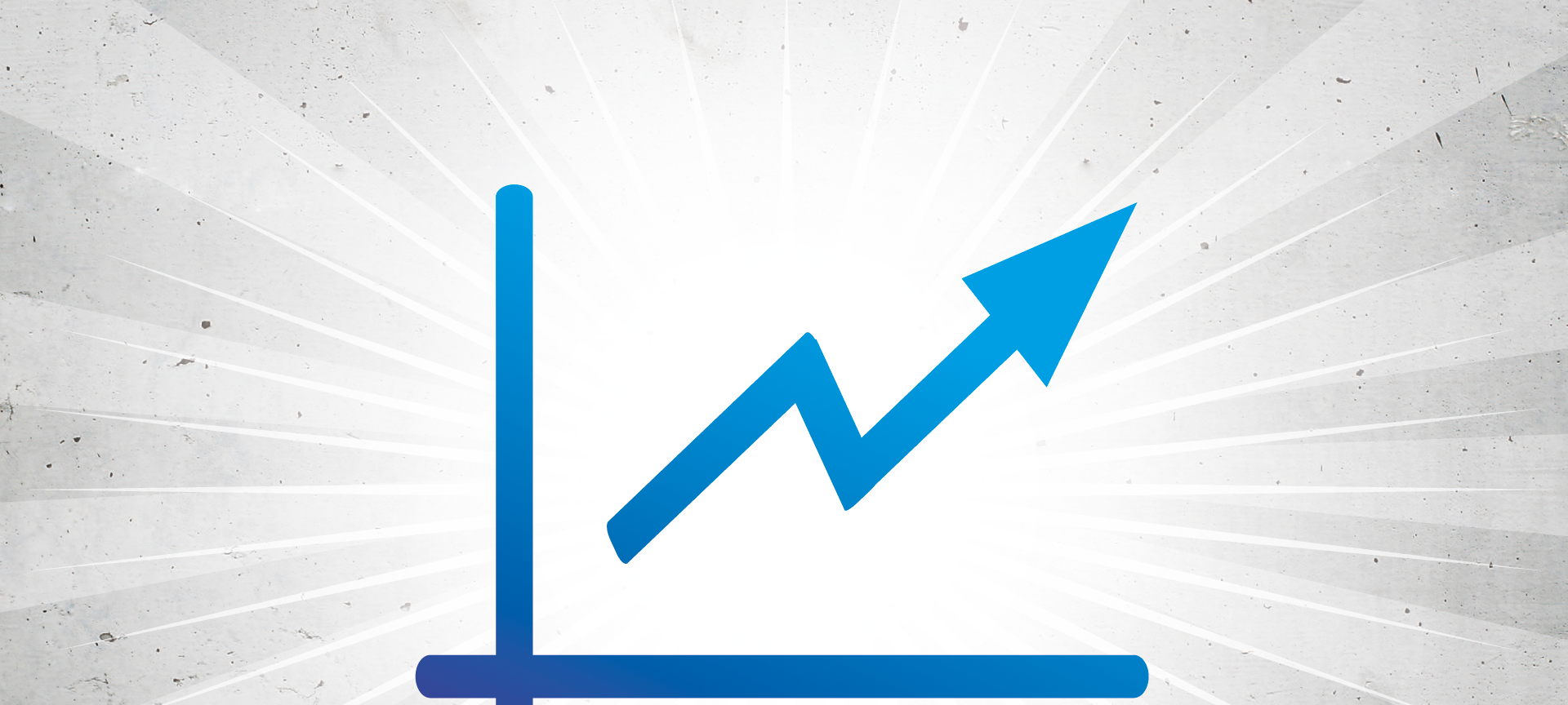 Eine Platzhalter-Grafik im typischen Antenne-Blau. Ein Graph mit aufsteigendem Verlauf.